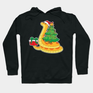 Snake Christmas Tree Reptile Xmas Snake Lover Christmas gift Hoodie